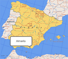 Mapa de Almería