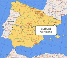 Mapa de Barberá del Vallés