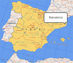 Mapa de Barcelona