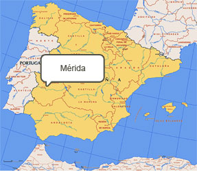 Mapa de Mérida
