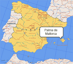 Mapa de Palma de Mallorca