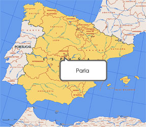 Mapa de Parla