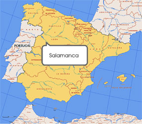 Mapa de Salamanca
