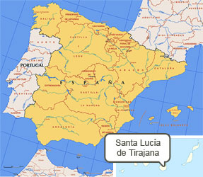 Mapa de Santa Lucía Tirajana
